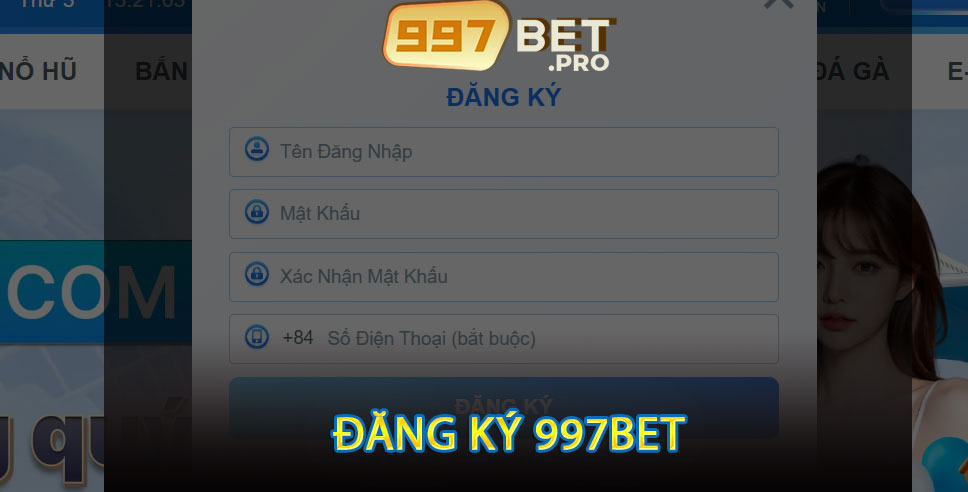 đăng ký 997bet